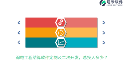 弱电工程结算软件定制及二次开发,总投入多少?